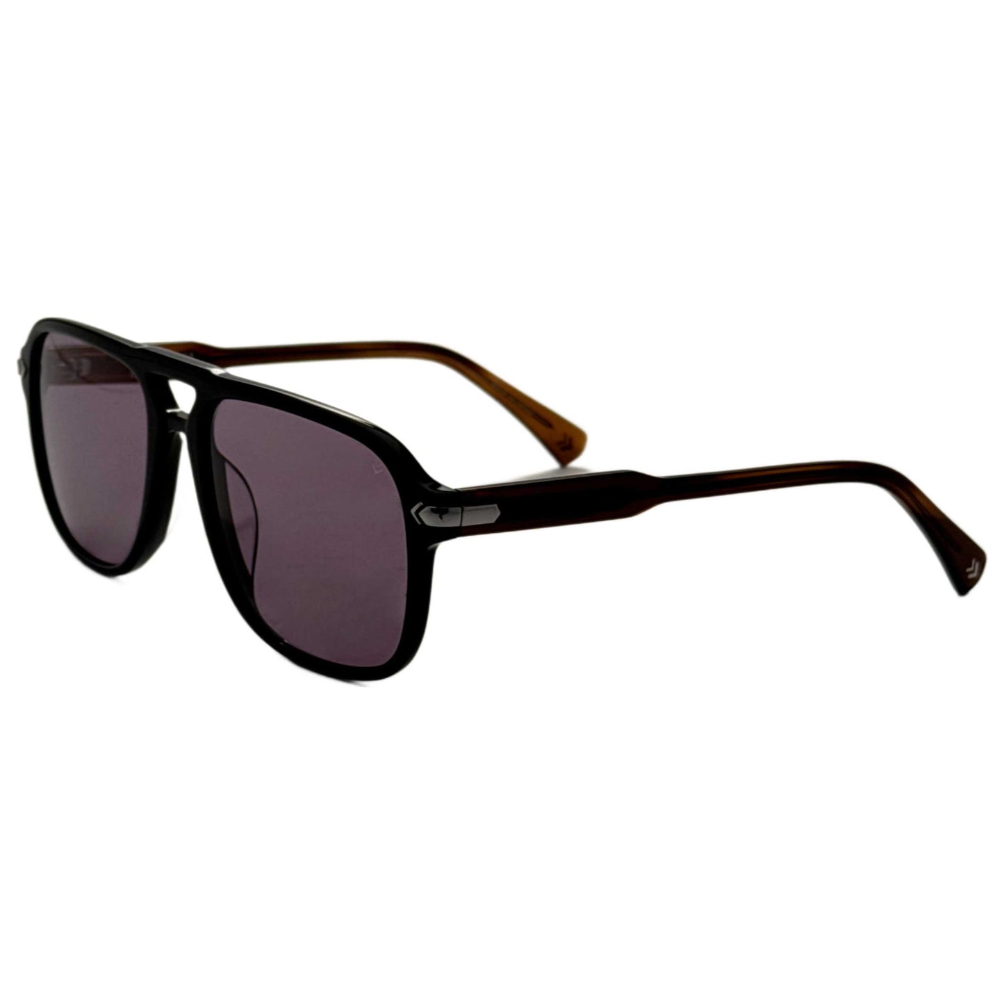 Front view of John Varvatos Men's Sunglasses SJV553-550BLA