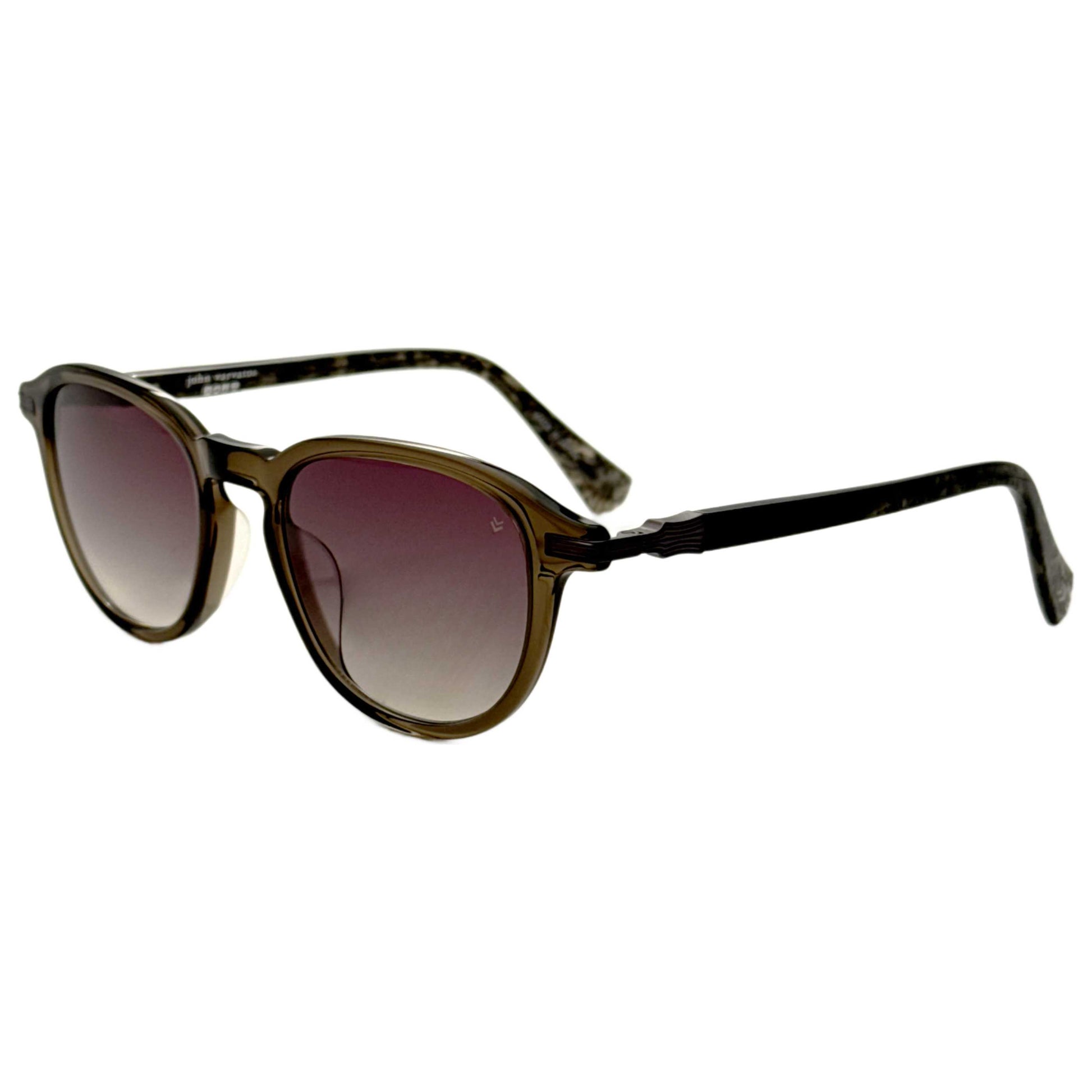 Front view of John Varvatos Men's Sunglasses SJV559-510OLI