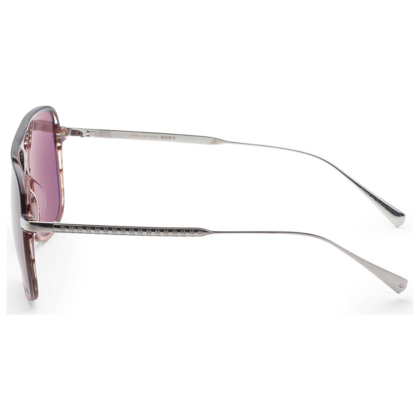 Left view of John Varvatos Men's Sunglasses SJV562-600NAV