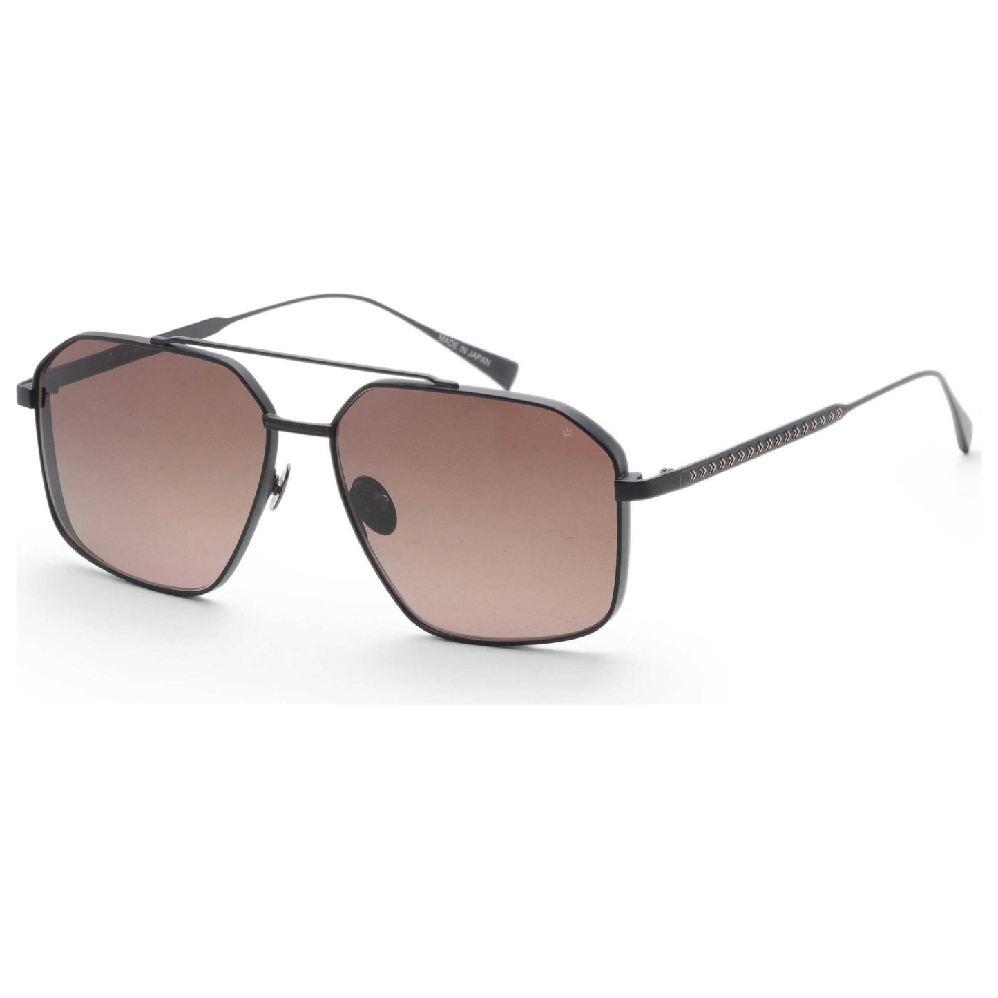 Front view of John Varvatos Men's Sunglasses SJV563580BLA