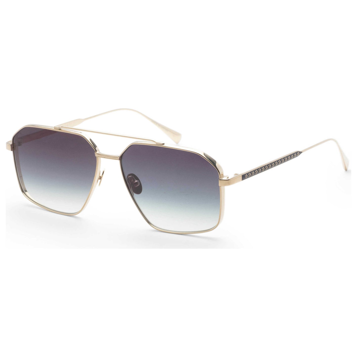 Front view of John Varvatos Men's Sunglasses SJV563580GOL