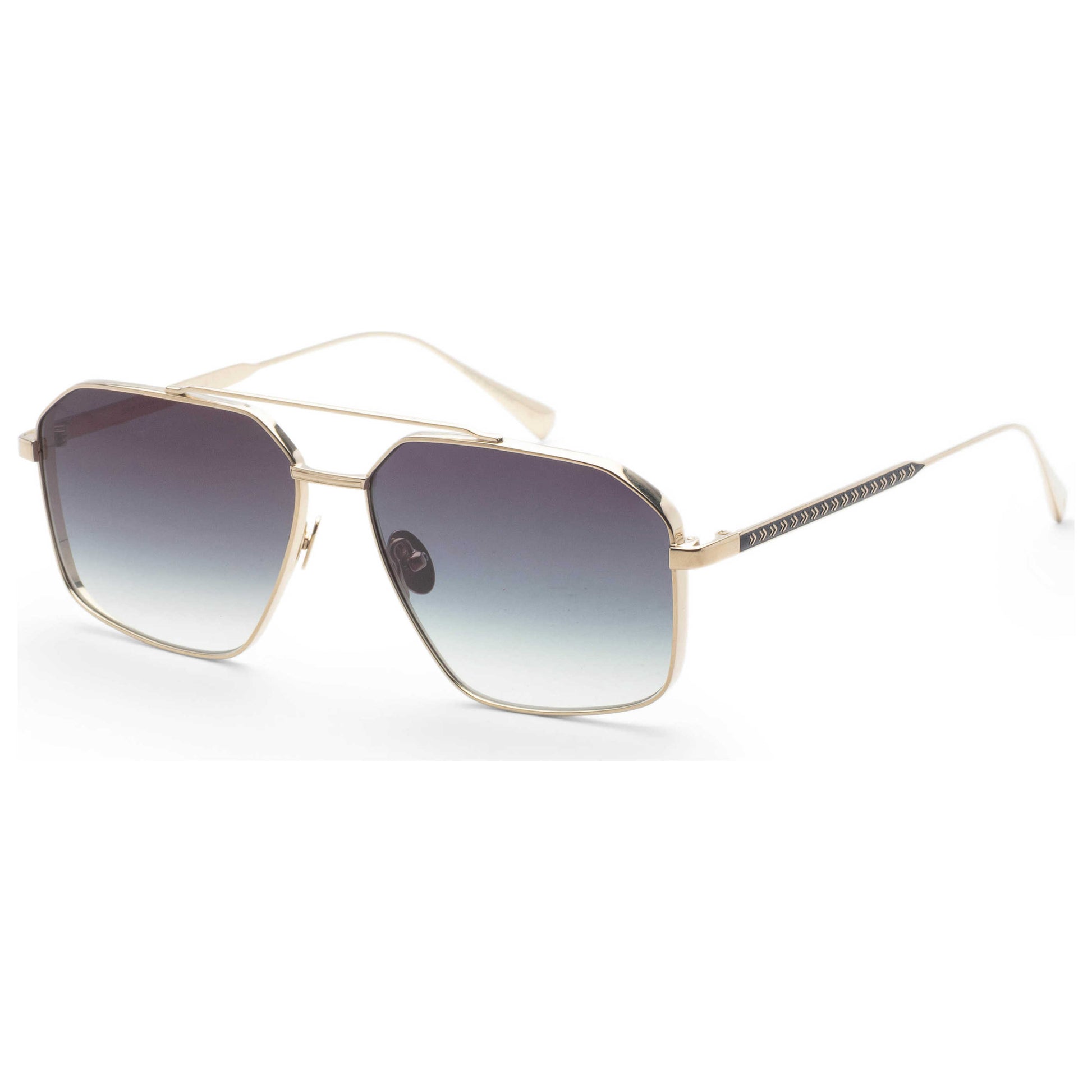 Front view of John Varvatos Men's Sunglasses SJV563580GOL