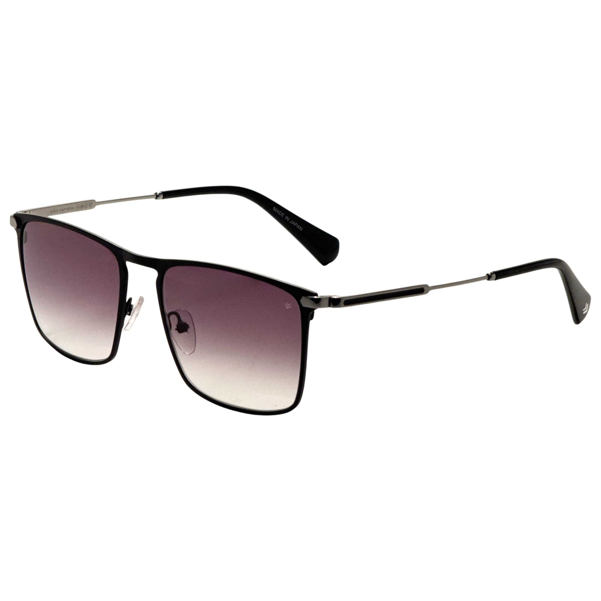 Front view of John Varvatos Men's Sunglasses SJV567-560BLA