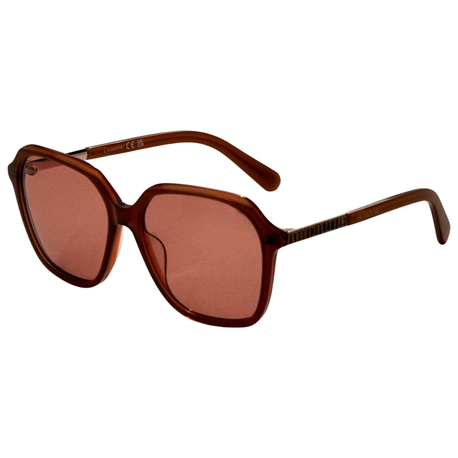 Front view of Swarovski Women's Sunglasses SK0079F-6250W