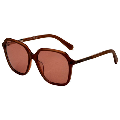 Front view of Swarovski Women's Sunglasses SK0079F-6250W