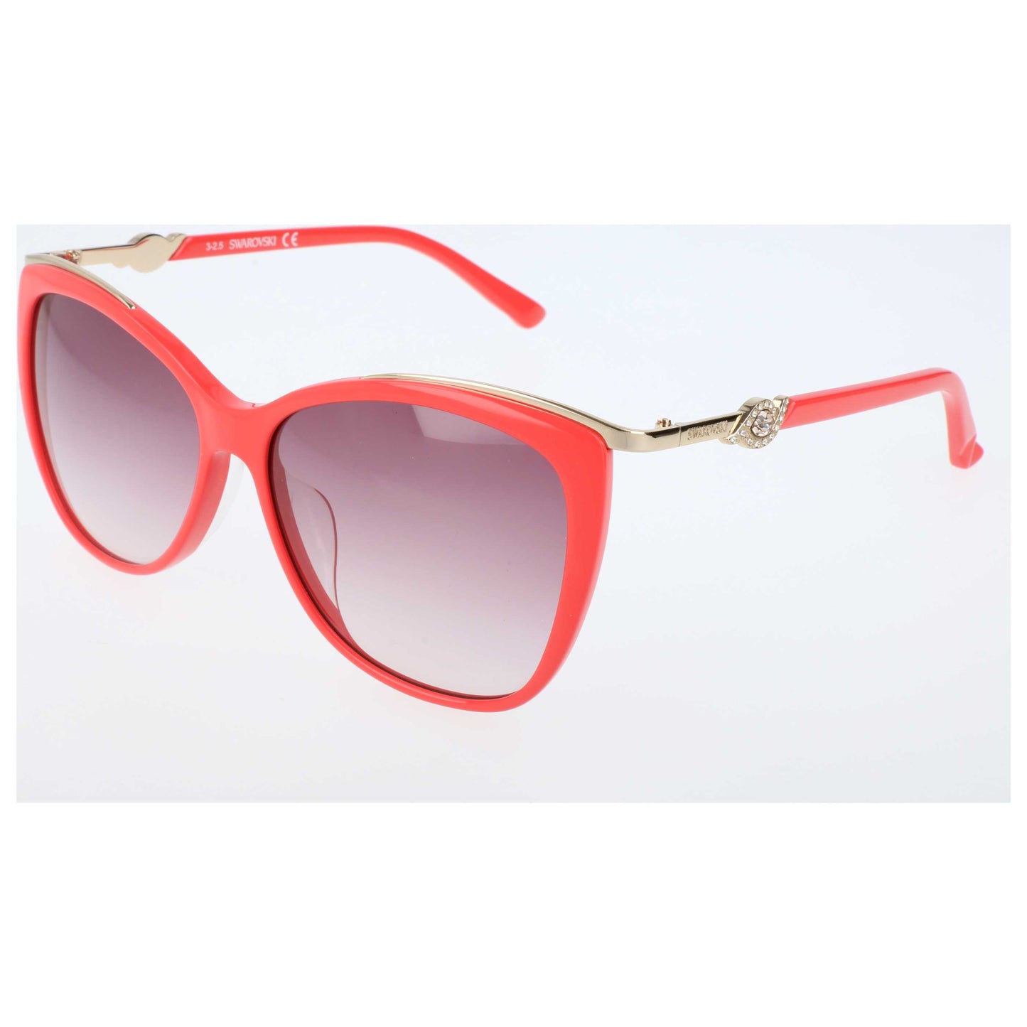 Front view of Swarovski Women's Sunglasses SK0104F-5766F