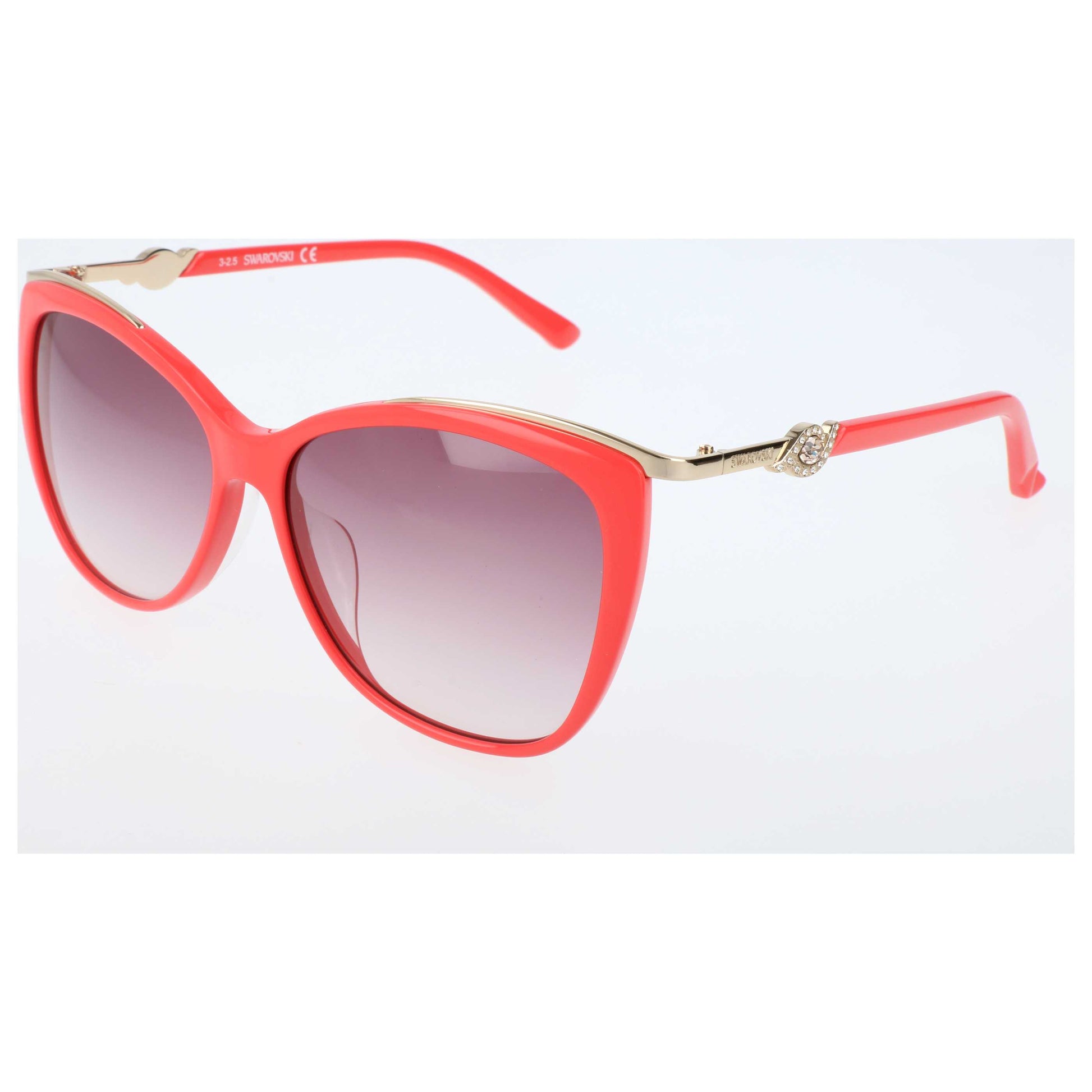 Front view of Swarovski Women's Sunglasses SK0104F-5766F