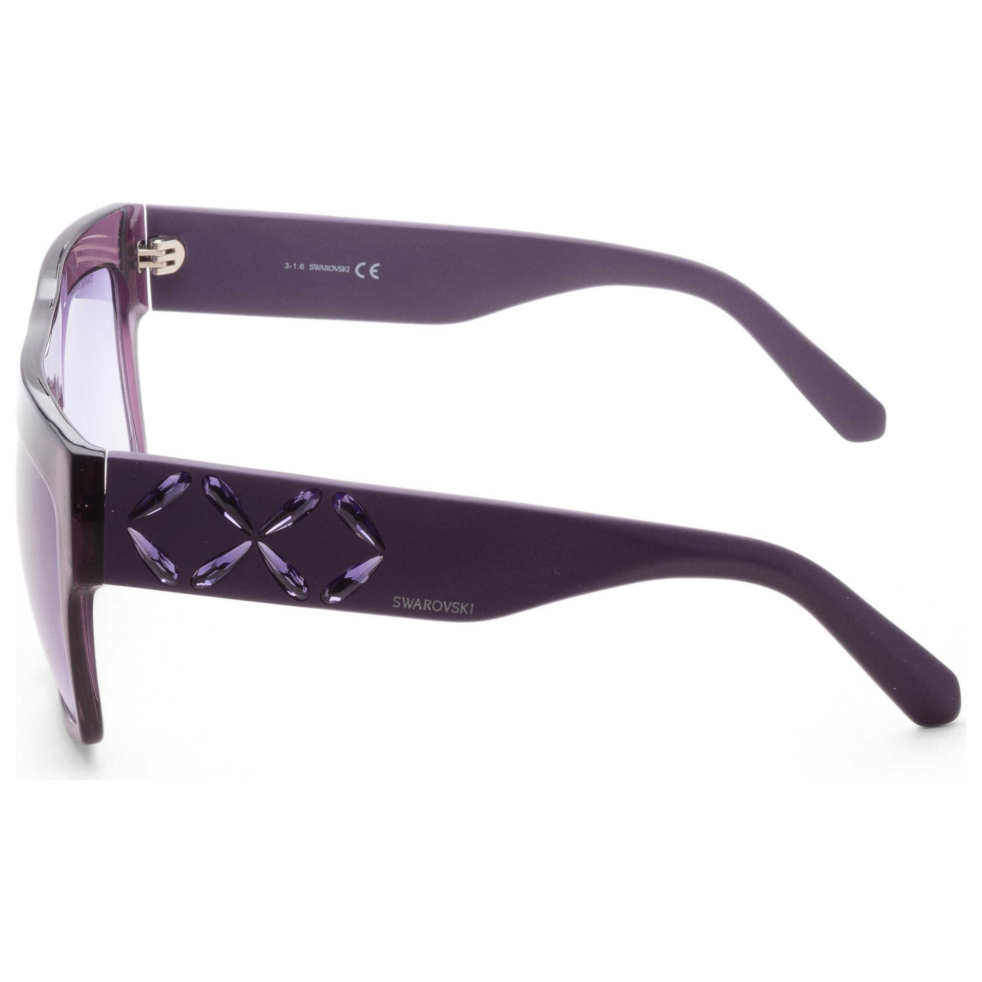 Left view of Swarovski Women's Sunglasses SK0128-5681Z