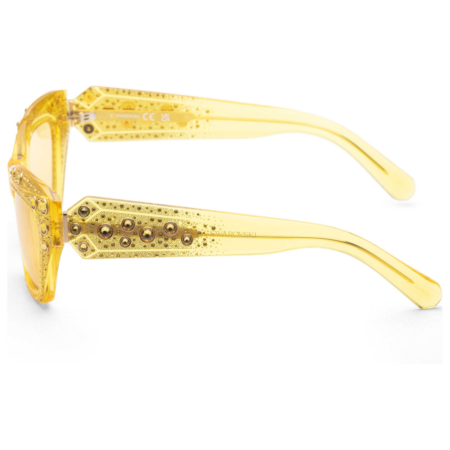 Left view of Swarovski Women's Sunglasses SK0380-5539J