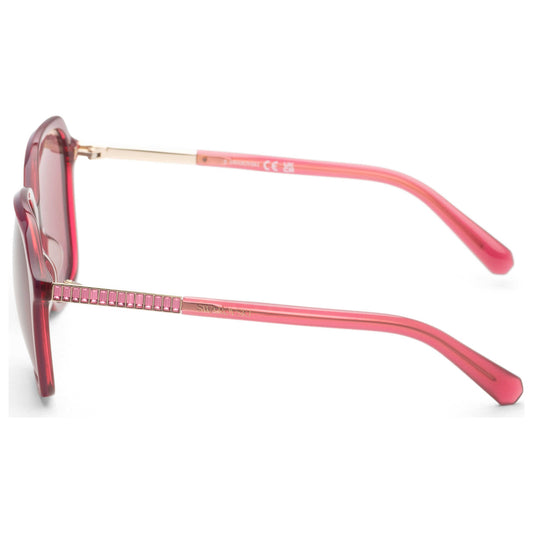 Left view of Swarovski Women's Sunglasses SK0390-5674Y