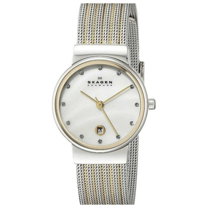 Front view of Skagen Ancher Women's Quartz Watch SK355SSGS