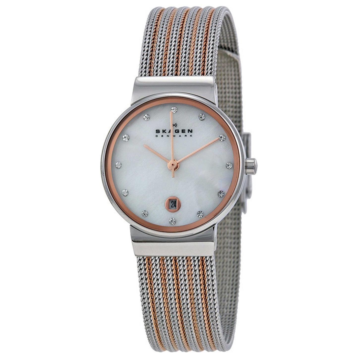 Front view of Skagen Classic Women's Quartz Watch SK355SSRS