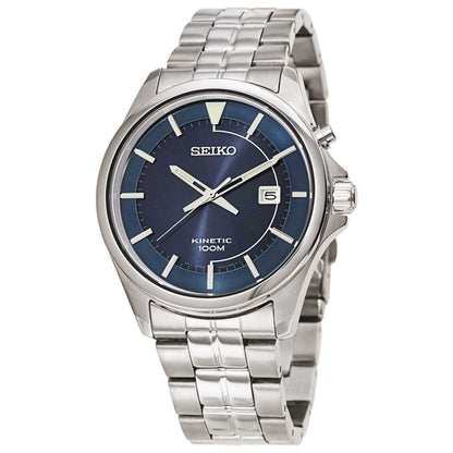 Front view of Seiko Core Men's Kinetic Powered/Autoquartz Watch SKA581