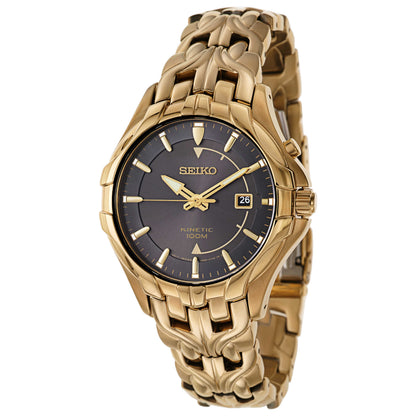 Front view of Seiko Core Men's Kinetic Powered/Autoquartz Watch SKA586