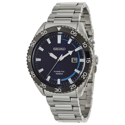Front view of Seiko Core Men's Kinetic Powered/Autoquartz Watch SKA623