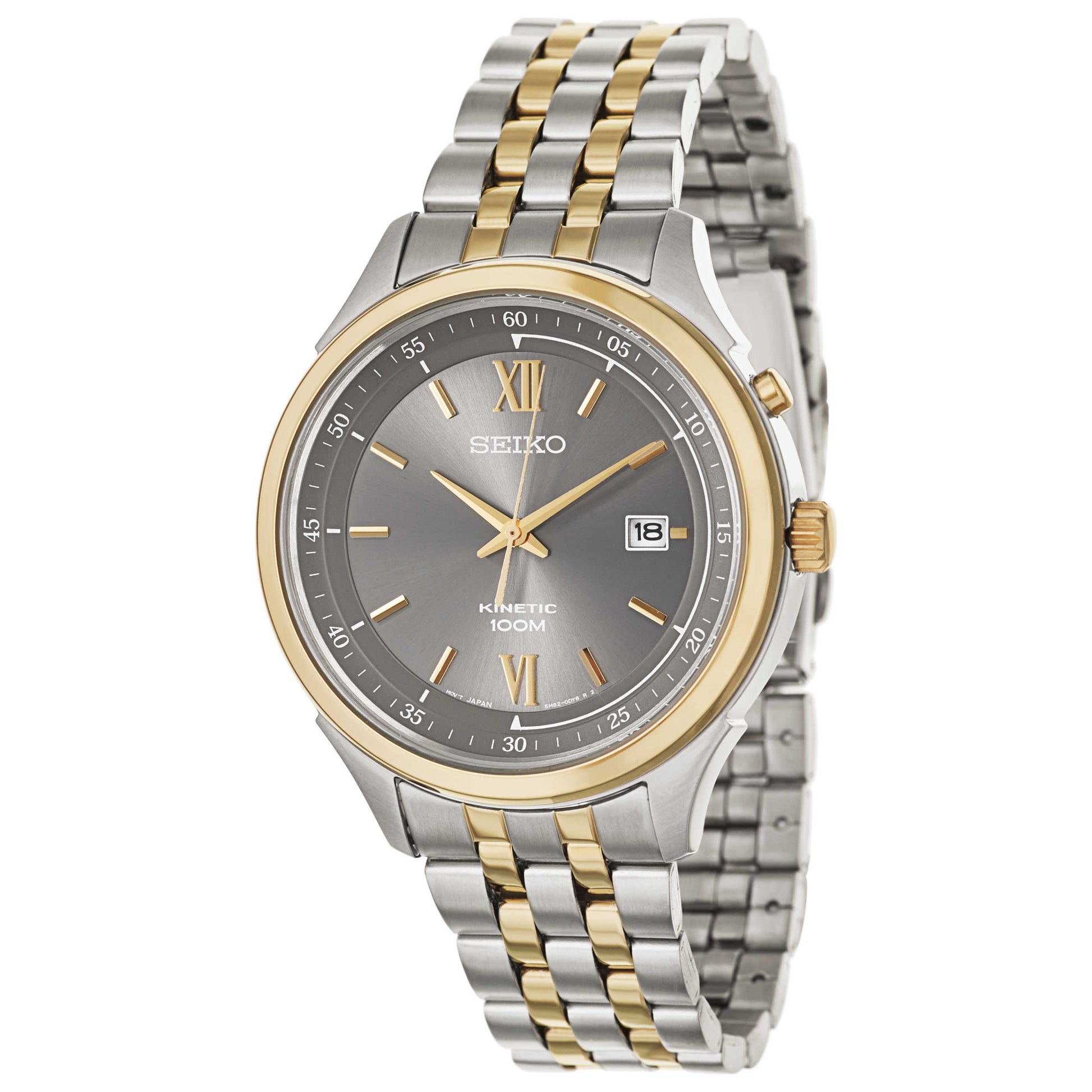 Front view of Seiko Kinetic Men's Kinetic Powered/Autoquartz Watch SKA658