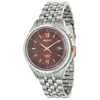 Front view of Seiko Kinetic Men's Kinetic Powered/Autoquartz Watch SKA661