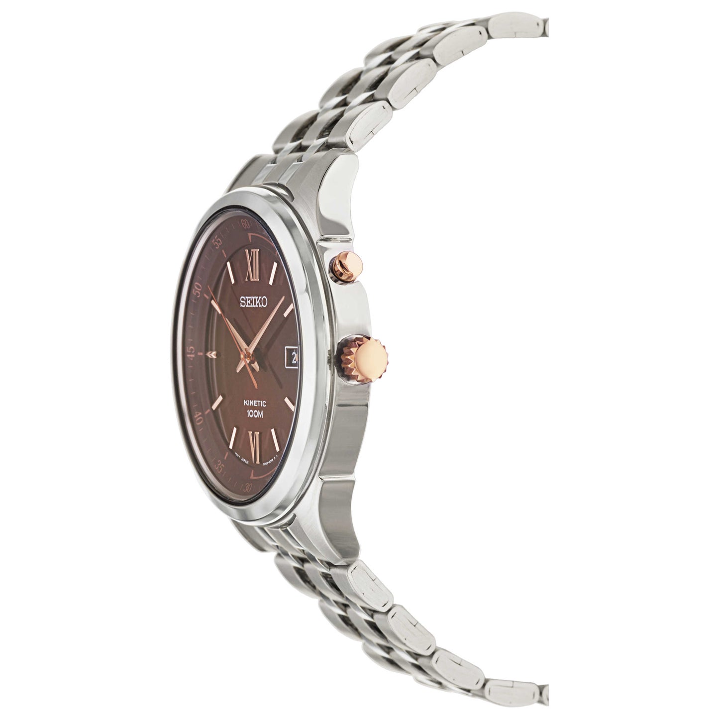 Seiko Kinetic Men's Kinetic Powered/Autoquartz Watch SKA661 - Image #4