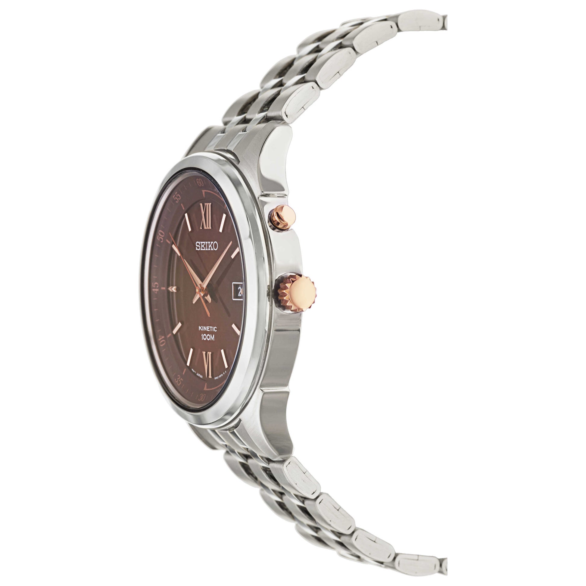 Seiko Kinetic Men's Kinetic Powered/Autoquartz Watch SKA661 - Image #4