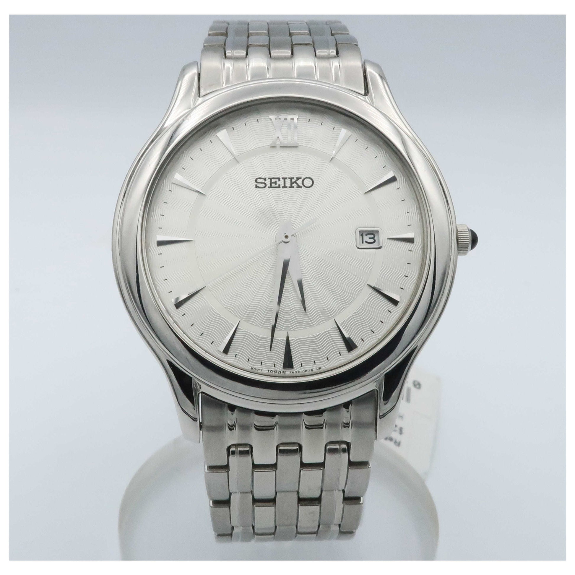 Front view of Seiko Dress Men's Quartz Watch SKK677-PO