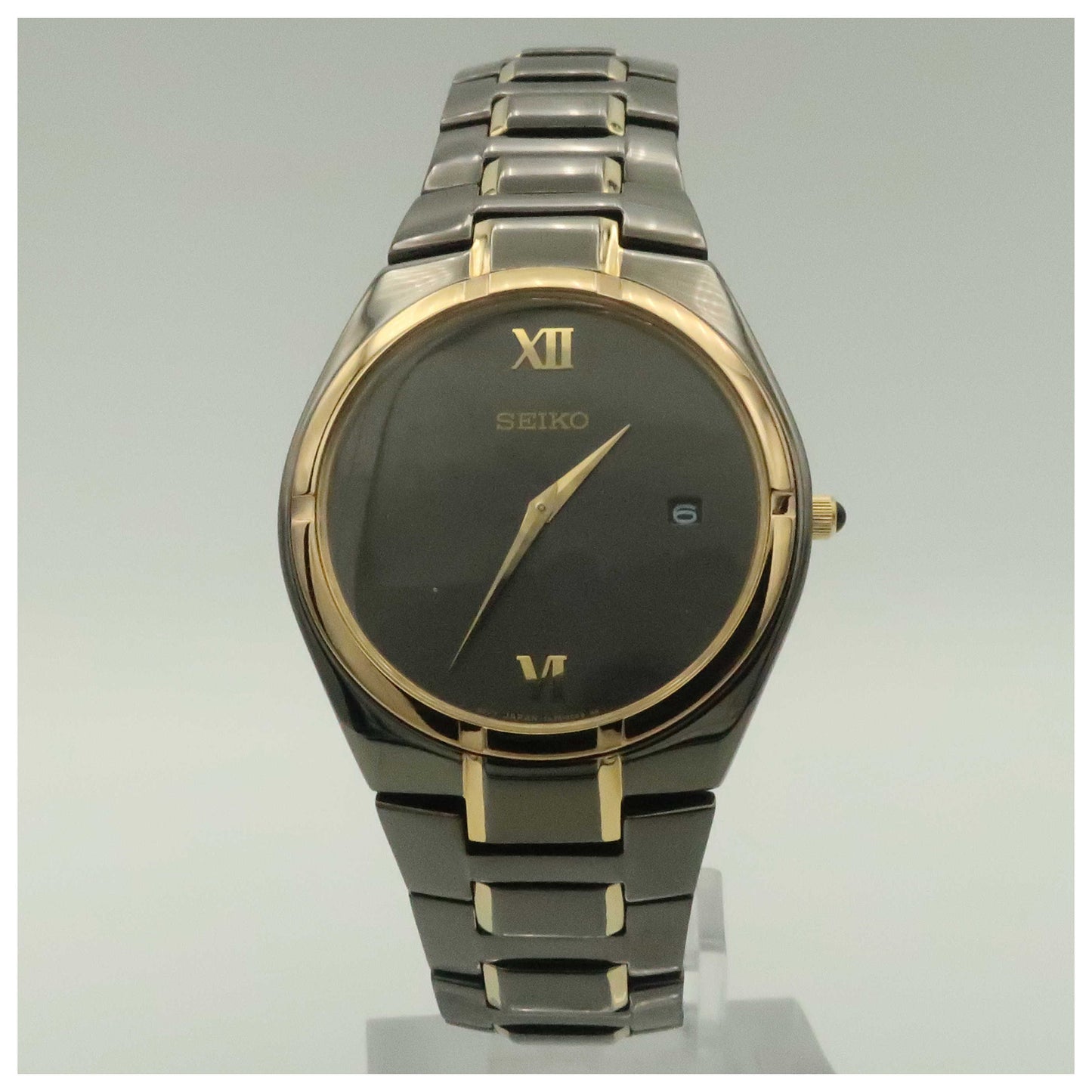 Front view of Seiko Dress Men's Quartz Watch SKP310-SDV