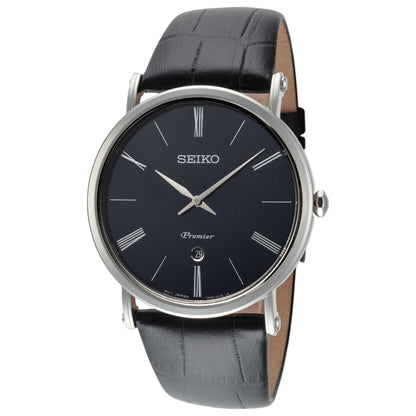 Front view of Seiko Premier Men's Quartz Watch SKP397P1