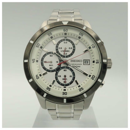 Front view of Seiko Special Value Men's Japanese Quartz (Battery-Powered) Watch SKS579-SDV