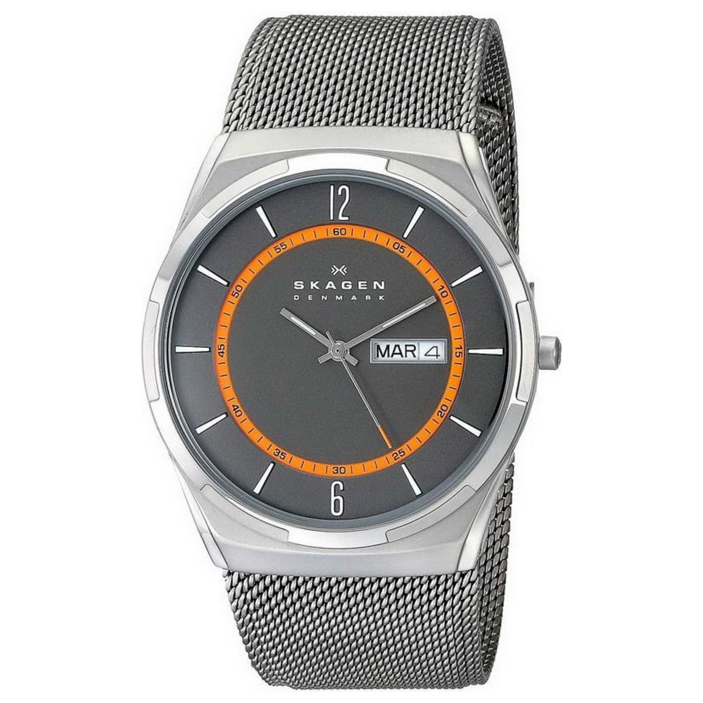 Front view of Skagen Melbye Men's Quartz Watch SKSKW6007