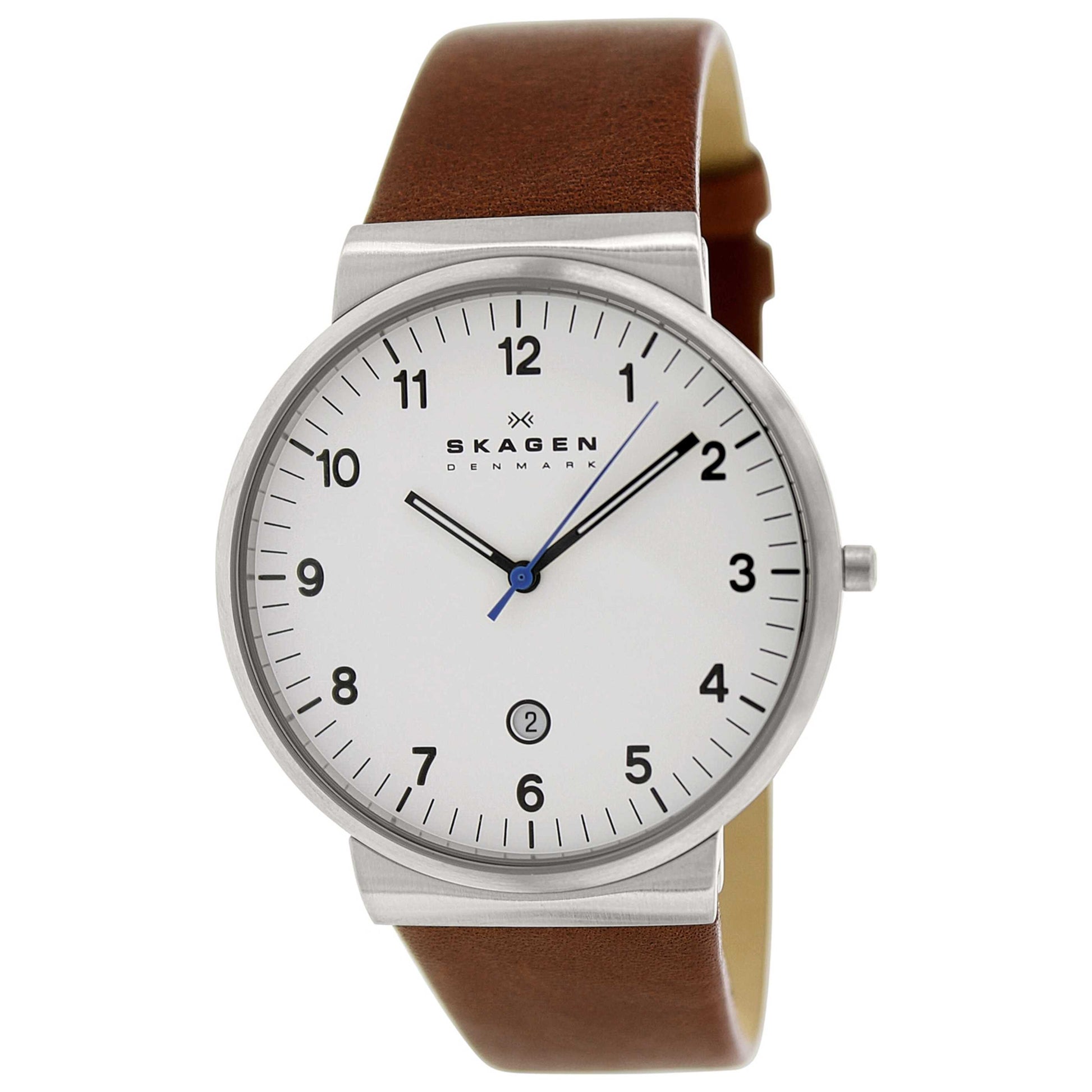 Front view of Skagen Ancher Men's Quartz Watch SKSKW6082