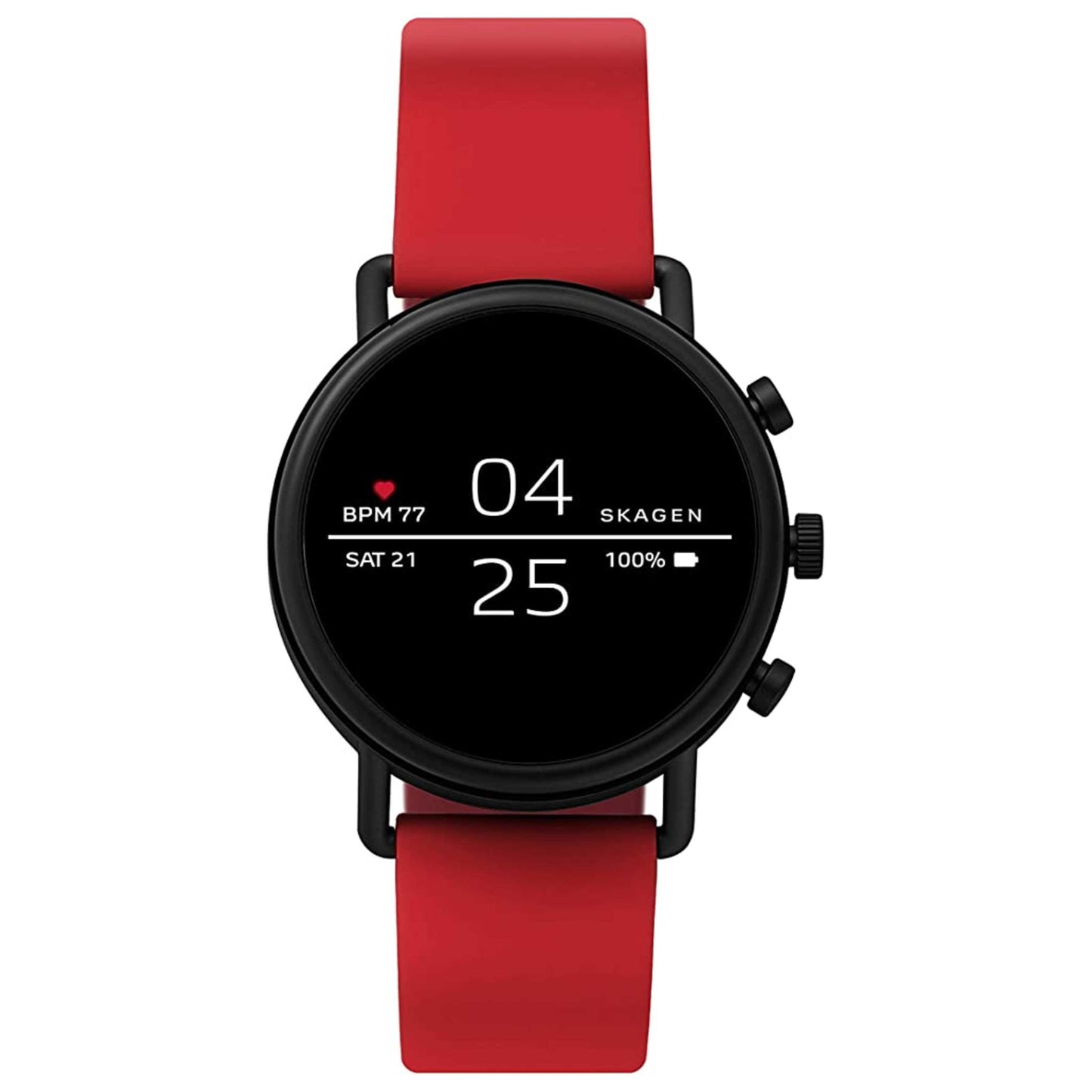 Front view of Skagen Falster 2 Unisex Rechargeable Battery Watch SKT5113