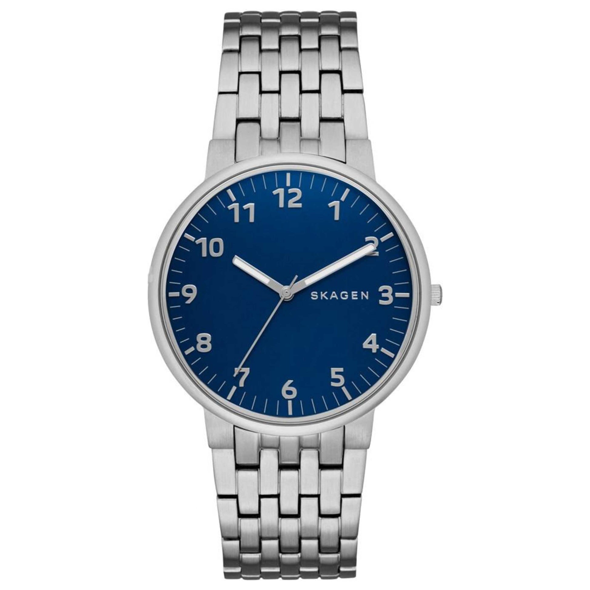 Front view of Skagen Ancher Men's Swiss Quartz (Battery-Powered) Watch SKW6201
