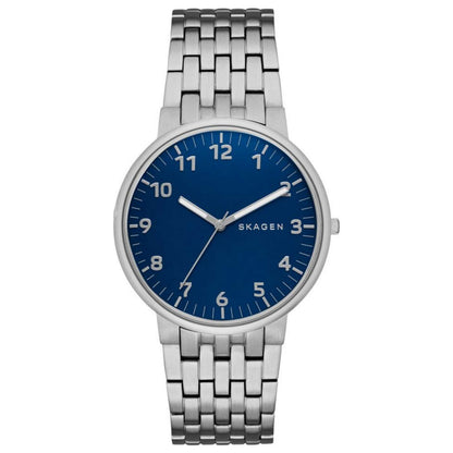 Front view of Skagen Ancher Men's Swiss Quartz (Battery-Powered) Watch SKW6201
