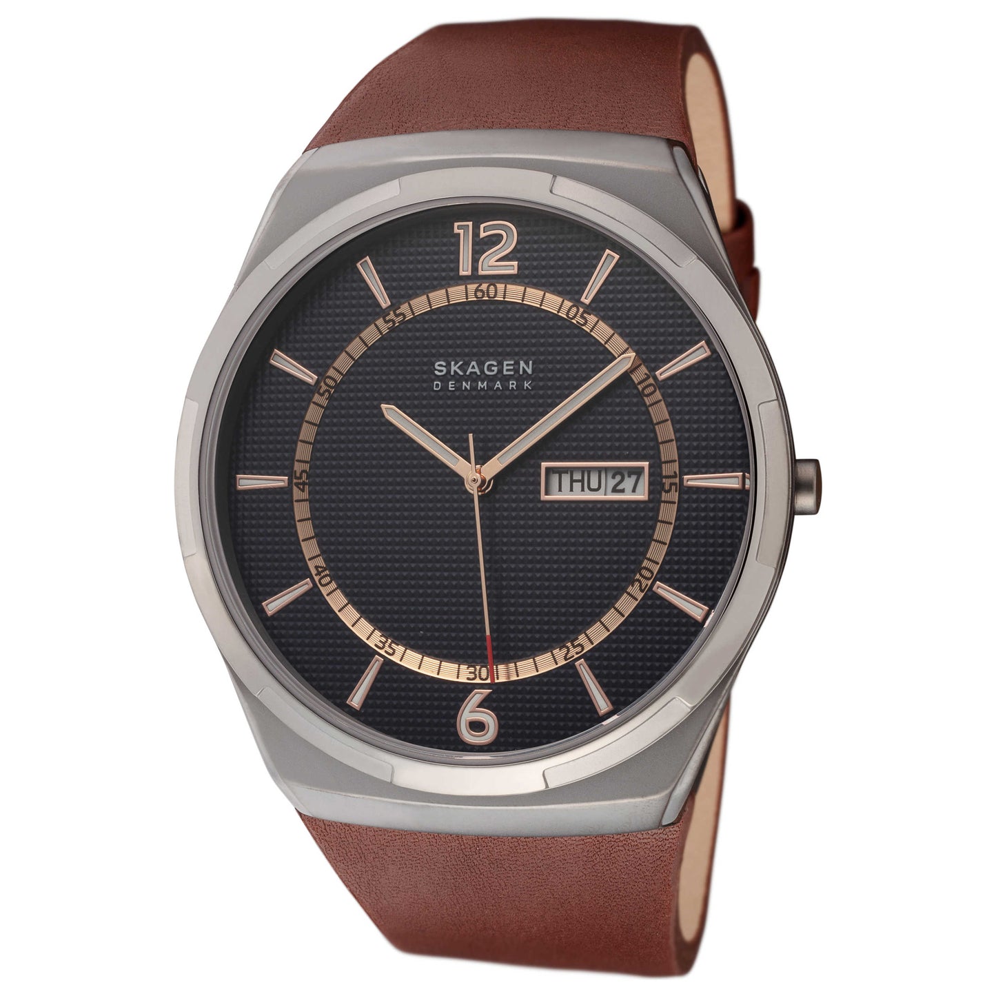 Front view of Skagen Melbye Men's Quartz Watch SKW6574