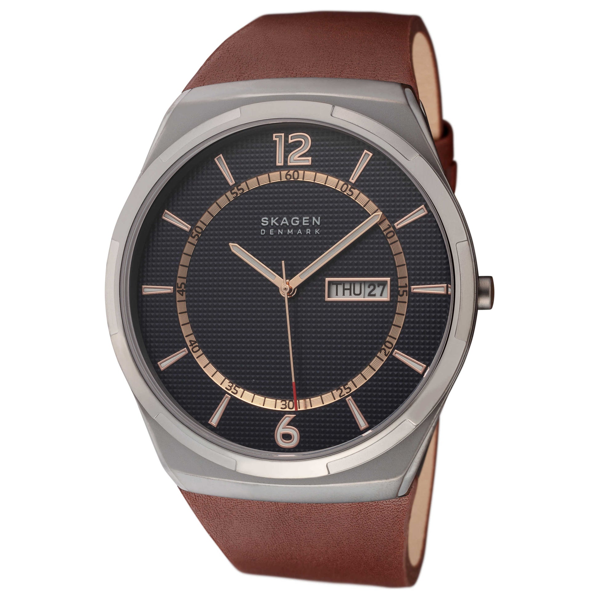 Front view of Skagen Melbye Men's Quartz Watch SKW6574
