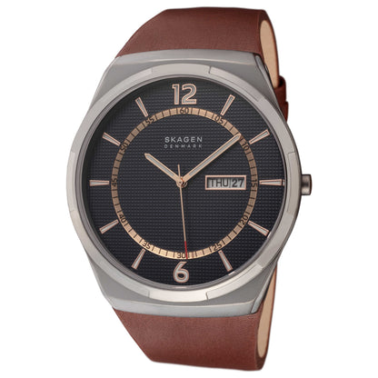 Front view of Skagen Melbye Men's Quartz Watch SKW6574