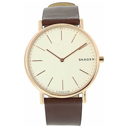 Front view of Skagen Signatur Men's Quartz Watch SKW8600