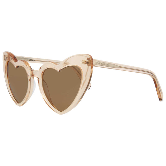 Front view of Saint Laurent Fashion Women's Sunglasses SL181LOULO-30001643-020