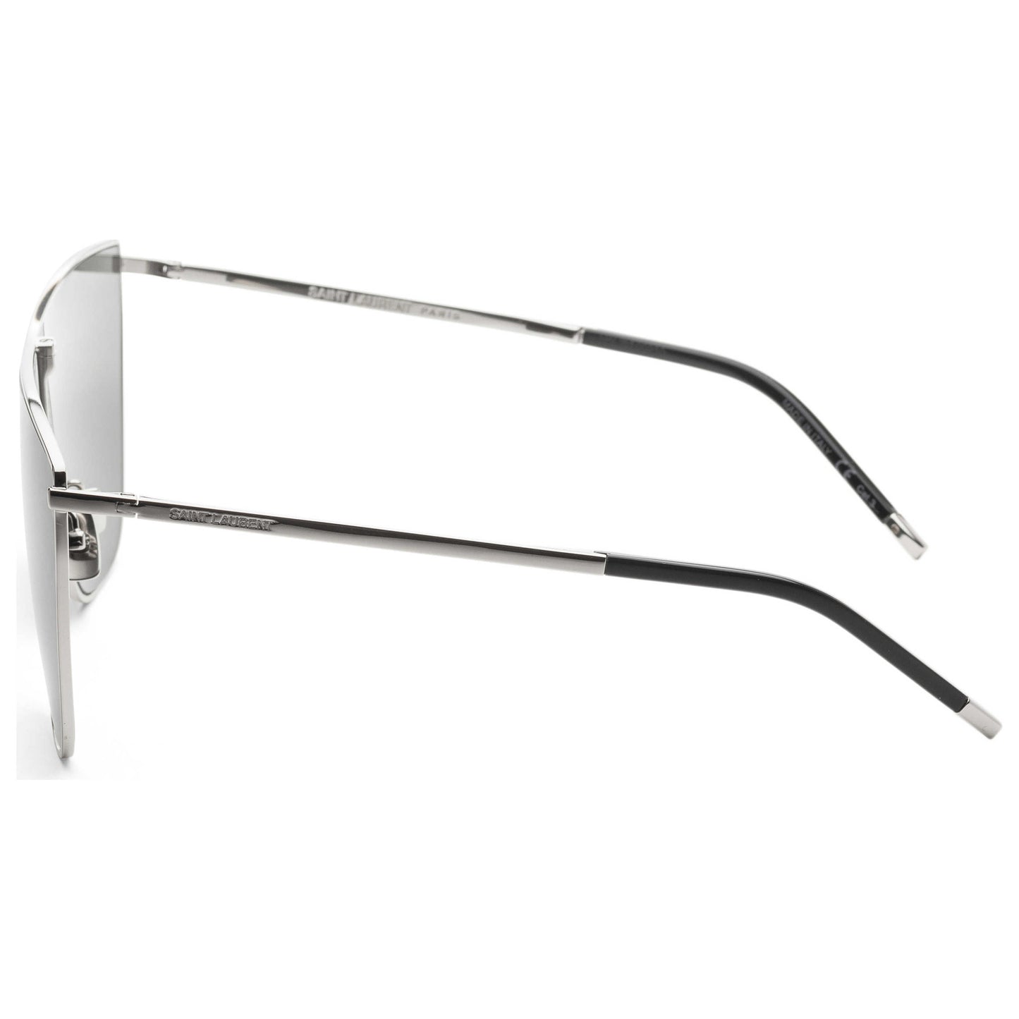 Left view of Saint Laurent Core Unisex Sunglasses SL1MASK-30002627002
