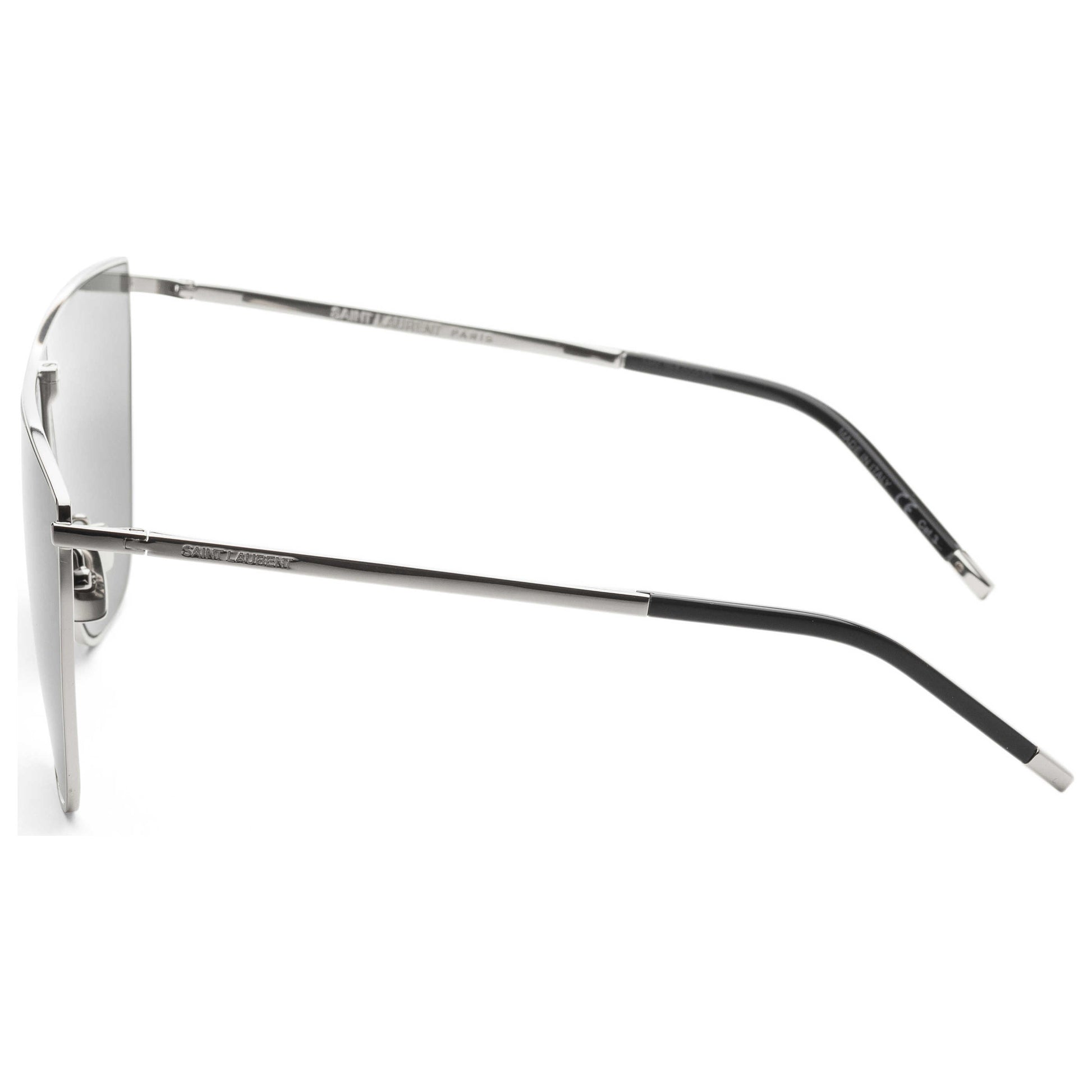 Left view of Saint Laurent Core Unisex Sunglasses SL1MASK-30002627002