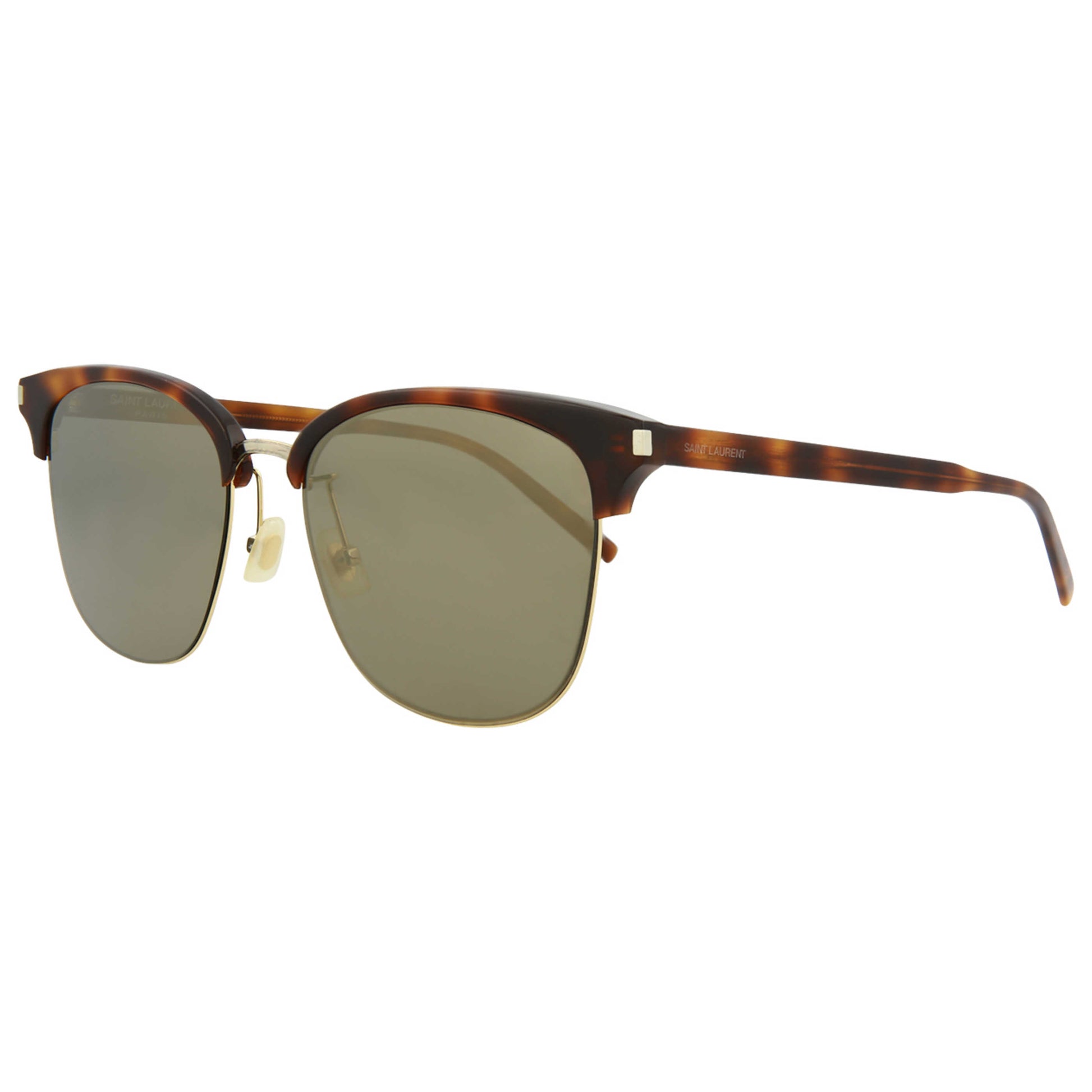 Front view of Saint Laurent Novelty Unisex Sunglasses SL201KSLIM-30001917-004