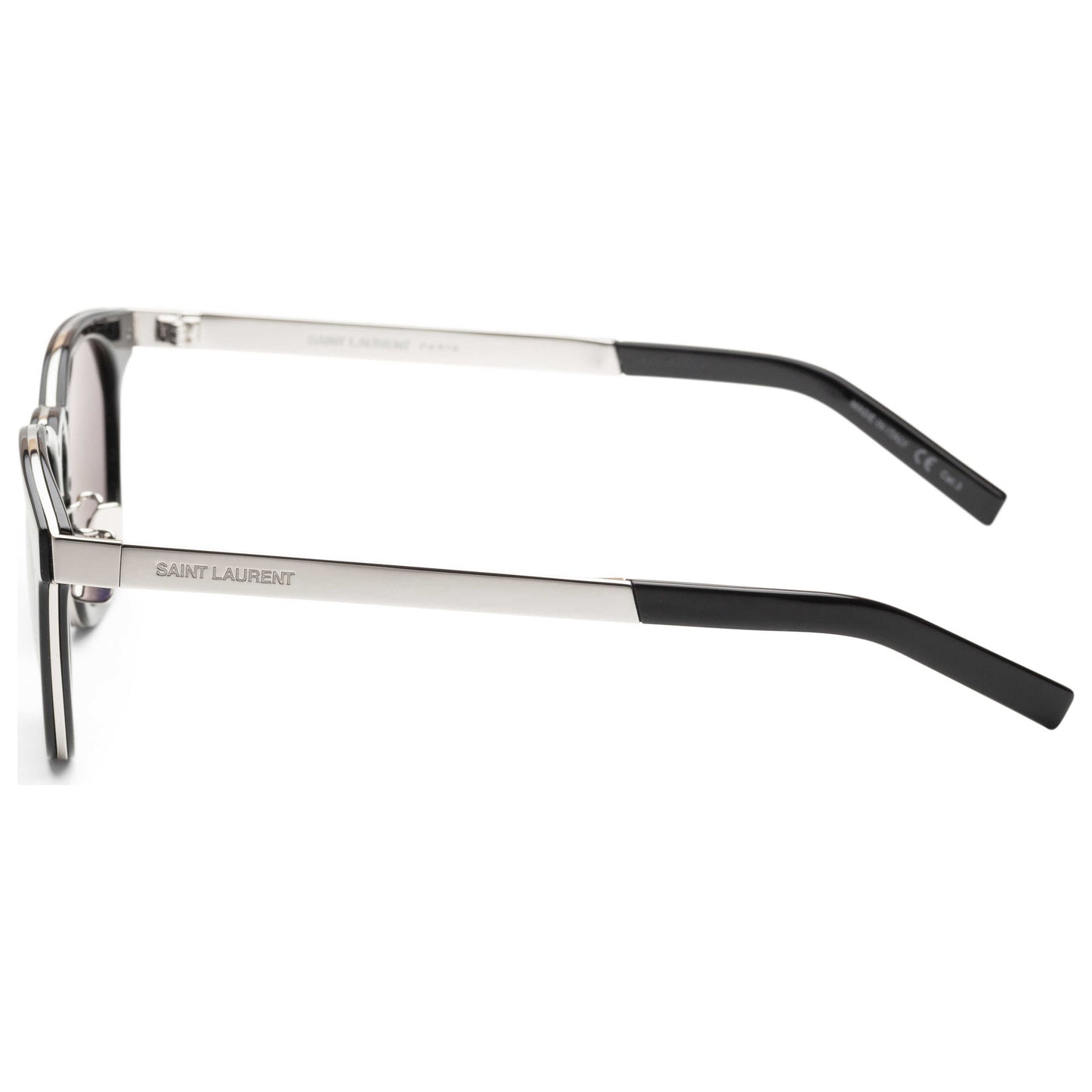 Left view of Saint Laurent Fashion Unisex Sunglasses SL28FCOMBI-30001910001