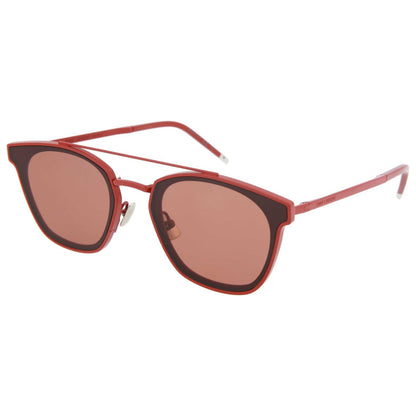 Front view of Saint Laurent Fashion Unisex Sunglasses SL28METAL-30002639-003