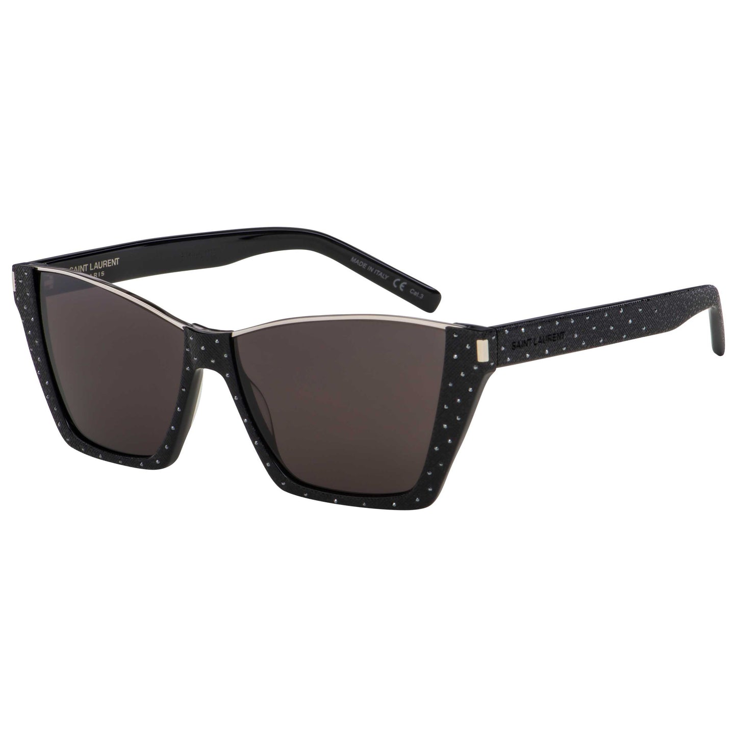 Front view of Saint Laurent Fashion Unisex Sunglasses SL369-KATE-005