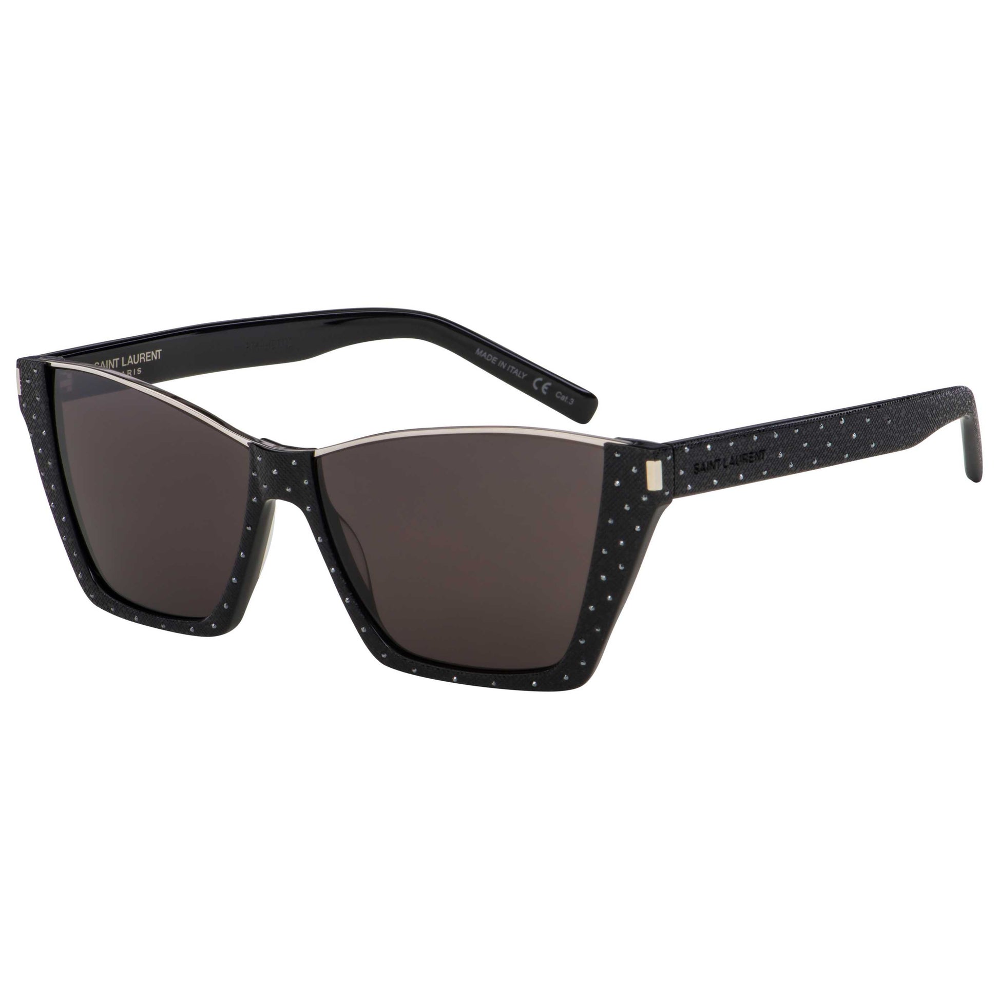 Front view of Saint Laurent Fashion Unisex Sunglasses SL369-KATE-005