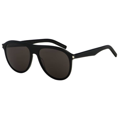 Front view of Saint Laurent Fashion Unisex Sunglasses SL432-SLIM-001