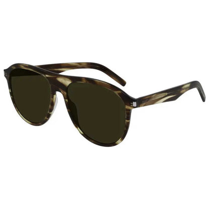 Front view of Saint Laurent Fashion Unisex Sunglasses SL432-SLIM-005