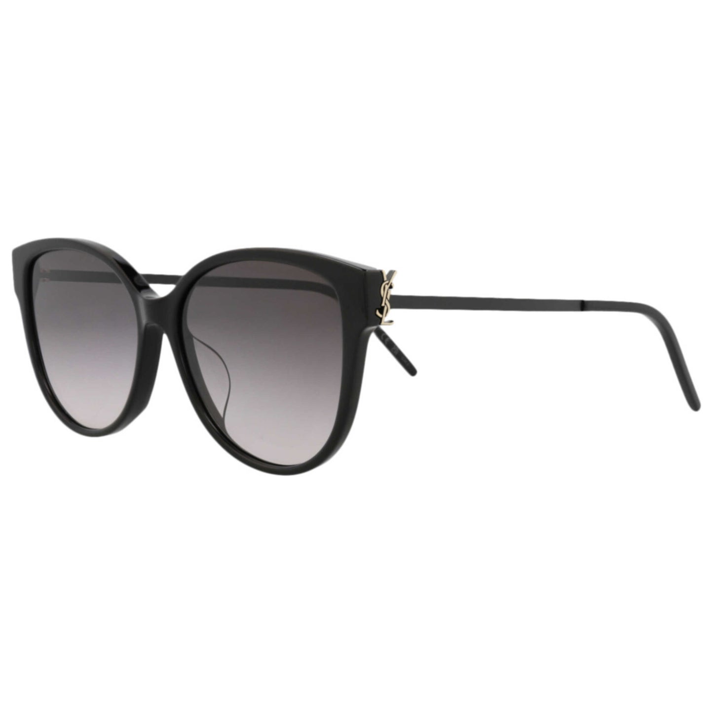 Front view of Saint Laurent Women's Sunglasses SLM48SAK-30007882-002