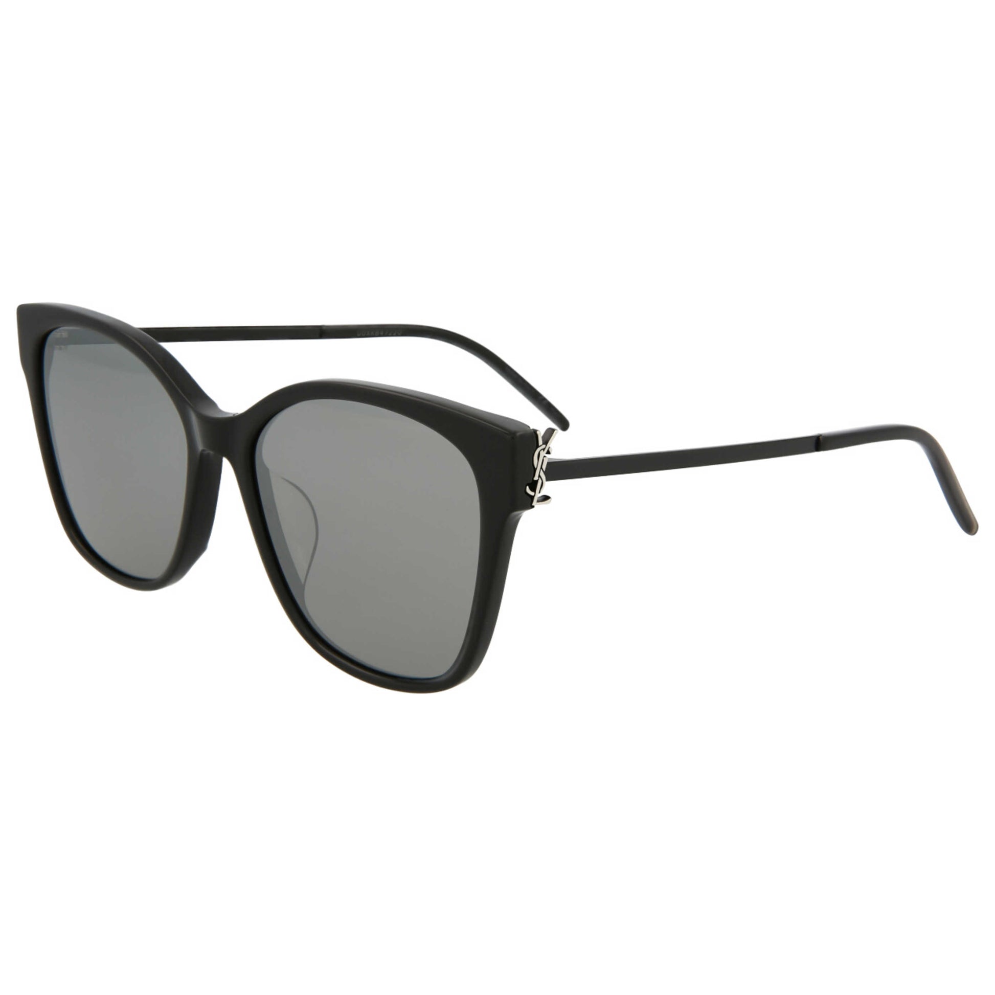 Front view of Saint Laurent Fashion Women's Sunglasses SLM48SK-30007880-003