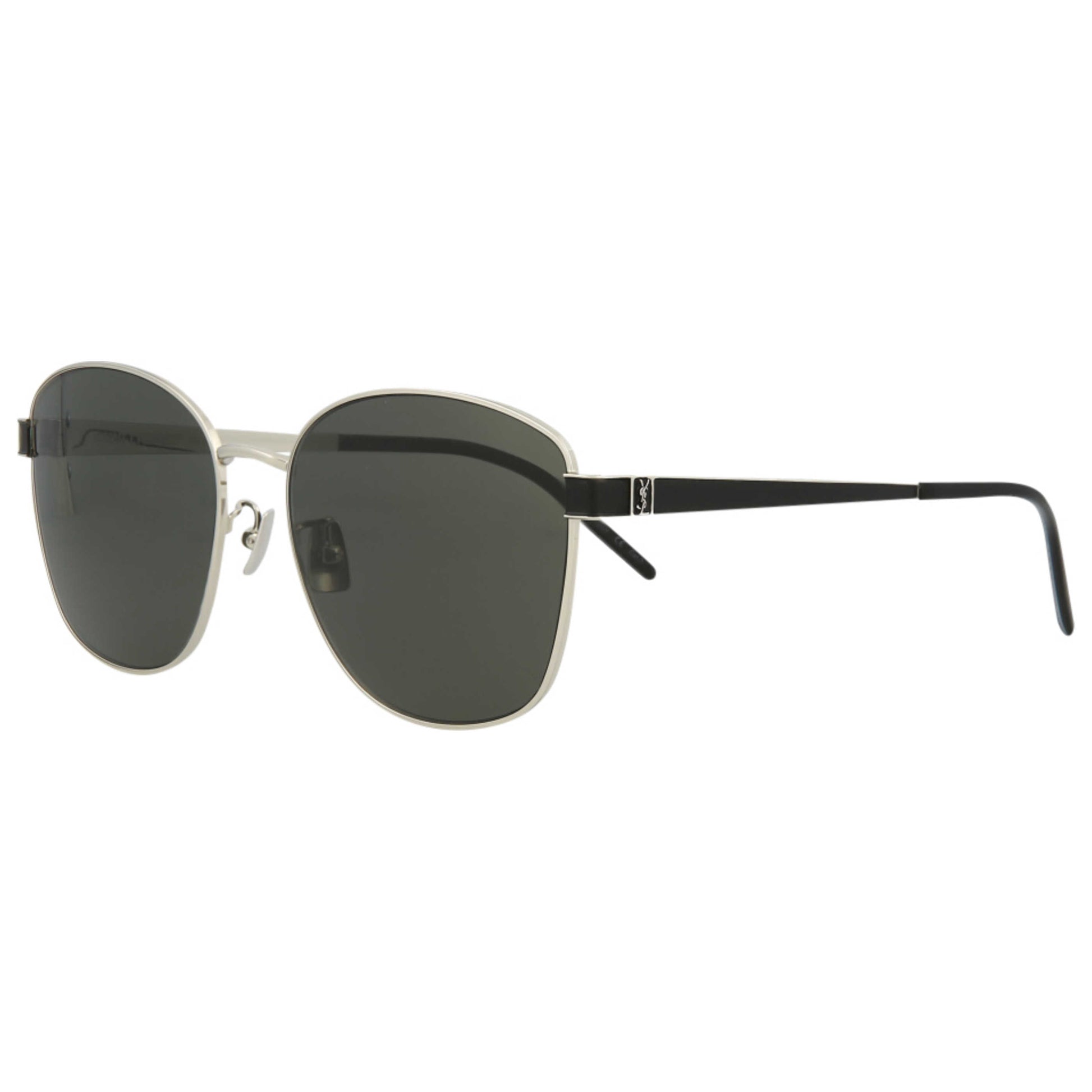 Front view of Saint Laurent Fashion Women's Sunglasses SLM67K-30009353-001