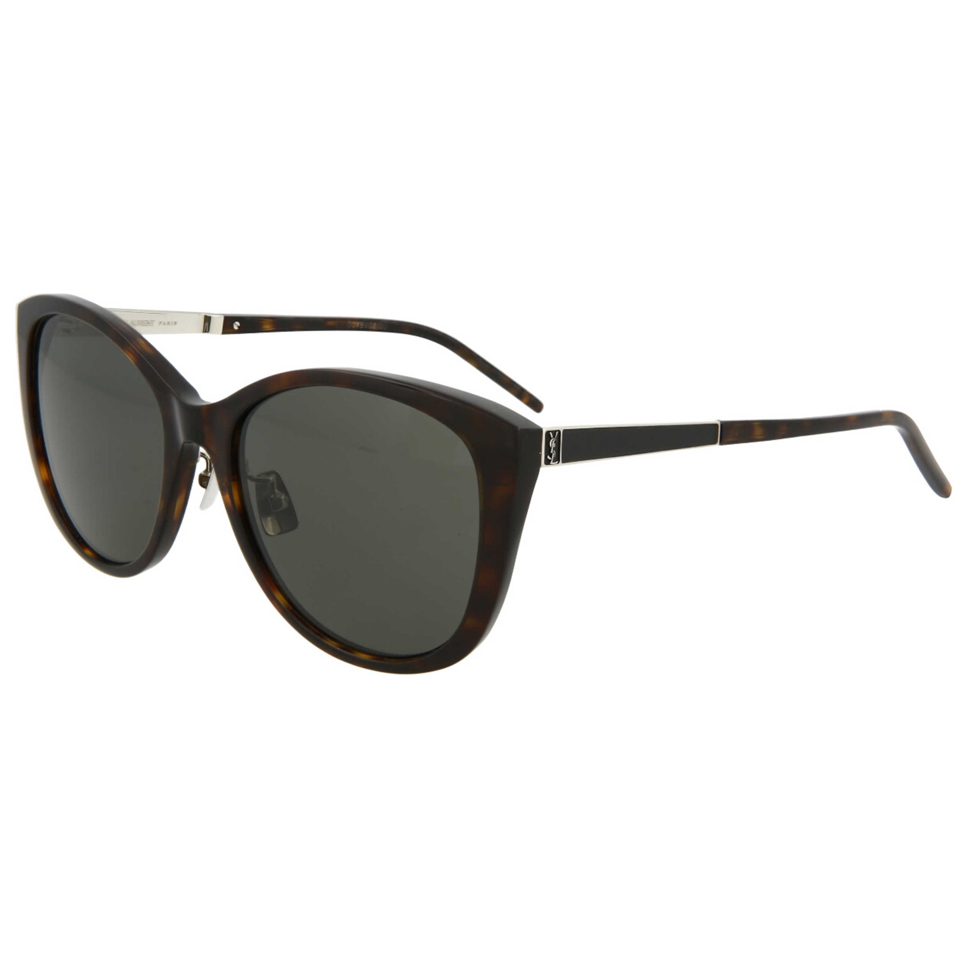 Front view of Saint Laurent Fashion Women's Sunglasses SLM71K-30009629-003